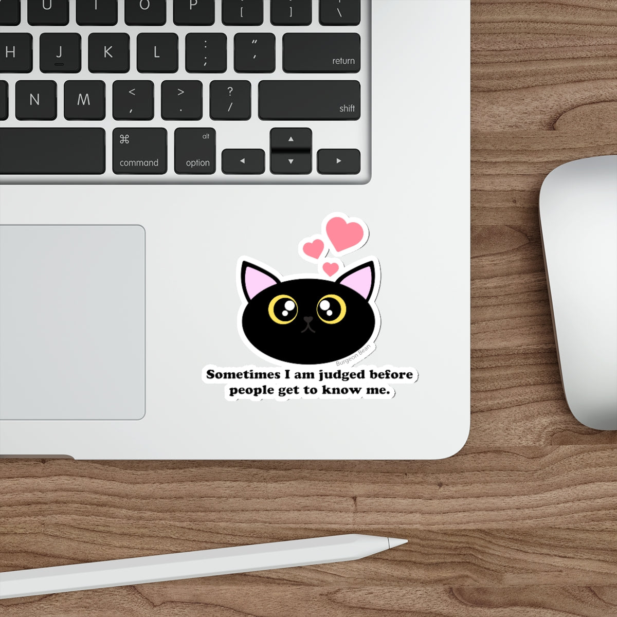 Kind Kitty Sticker - UV & Water Resistant