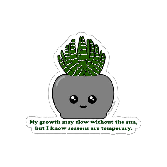 SAD Succulent Sticker - UV & Water Resistant