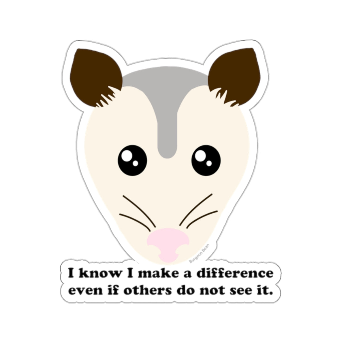 Persistent Possum Sticker