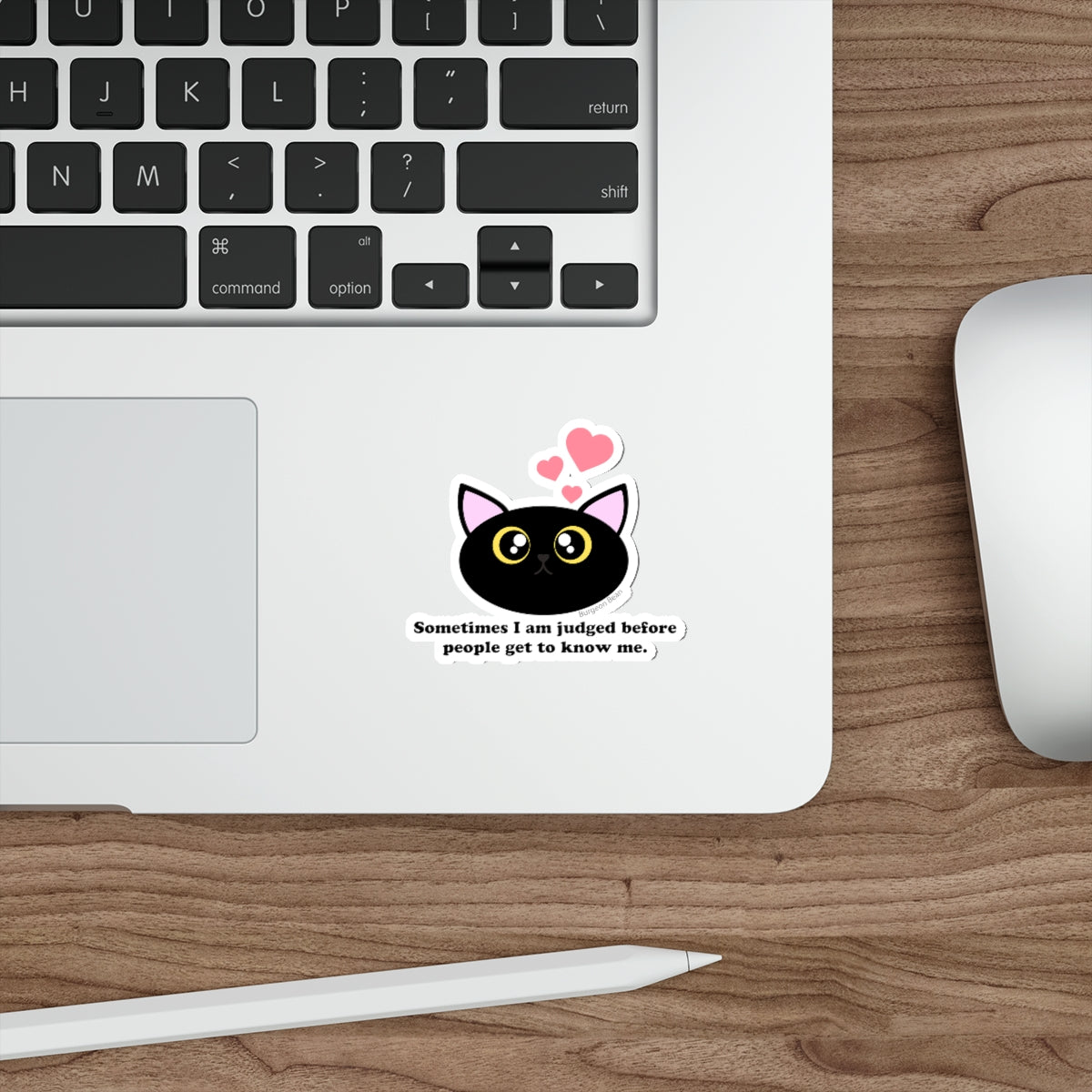 Kind Kitty Sticker - UV & Water Resistant