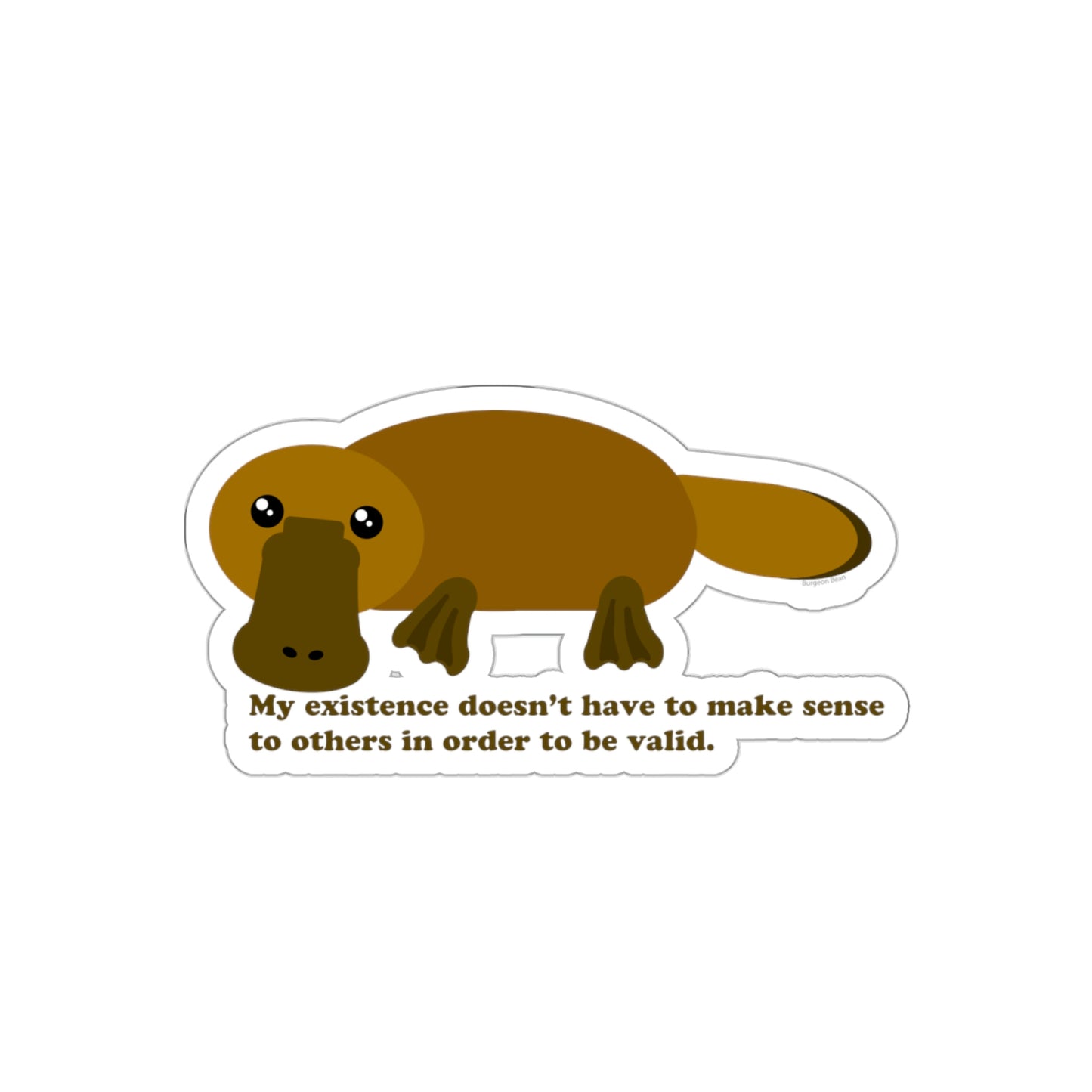 Proud Platypus Sticker - UV & Water Resistant