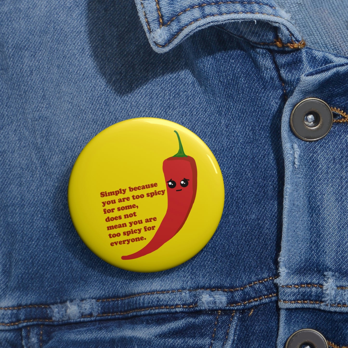 Cheeky Chili Pin Button