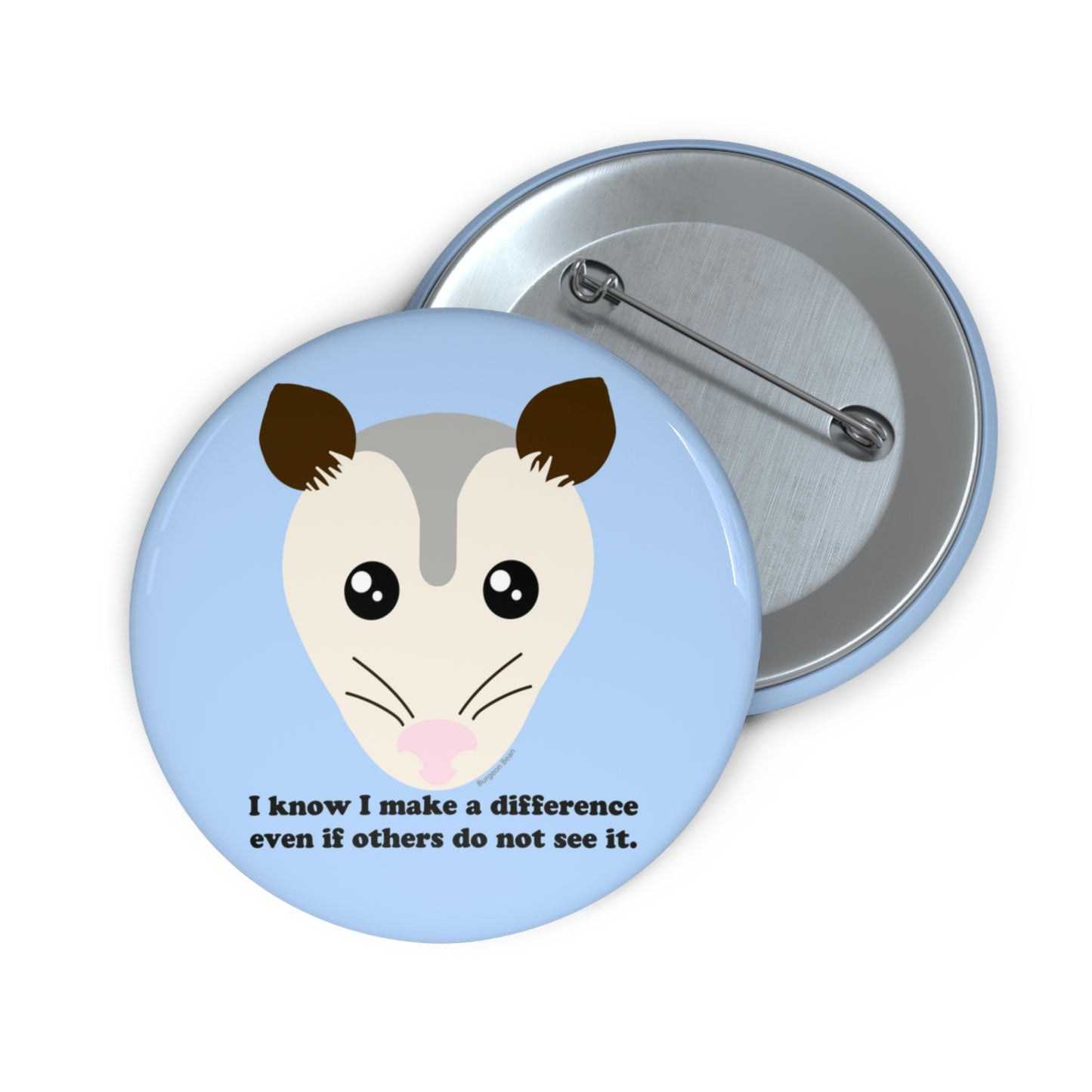 Persistent Possum Pin Button