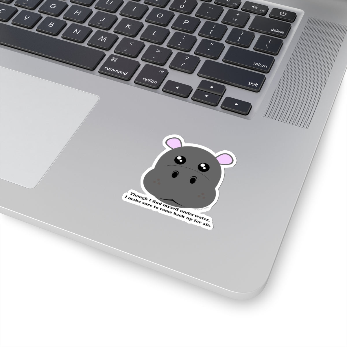 Humane Hippo Sticker