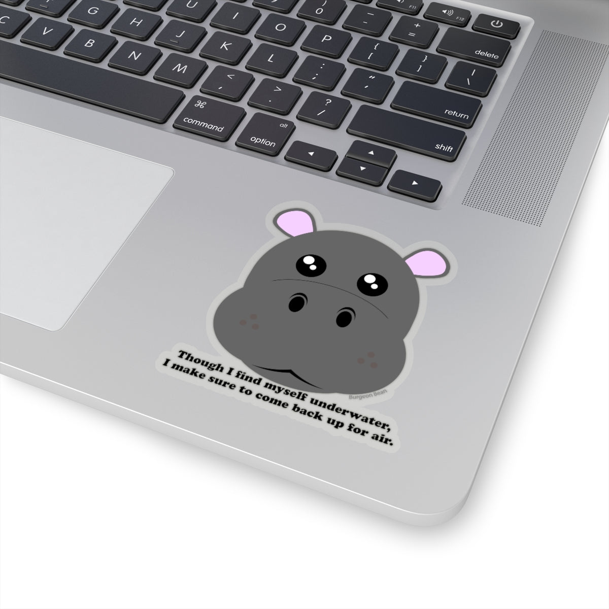 Humane Hippo Sticker