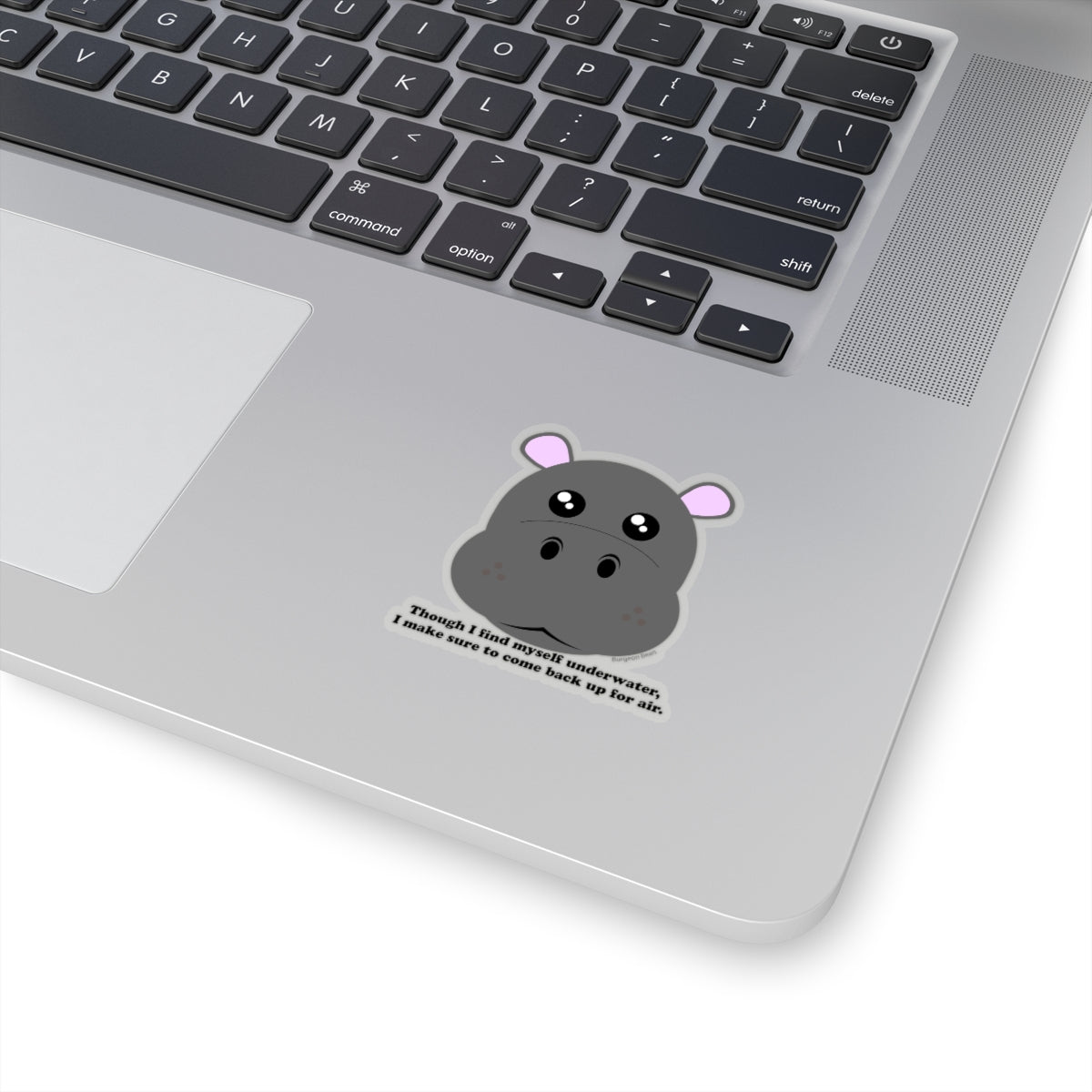 Humane Hippo Sticker