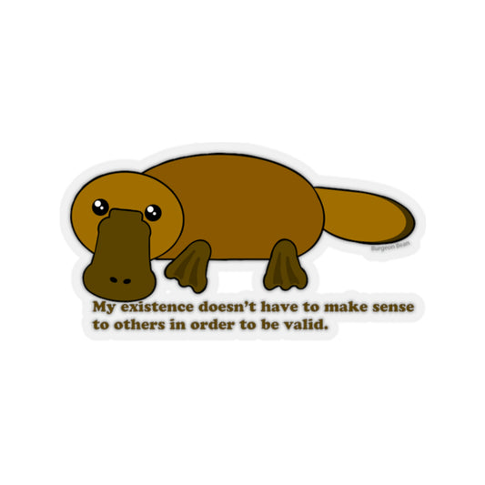 Proud Platypus Sticker