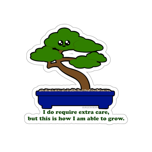 Becoming Bonsai Sticker - UV & Water Resistant