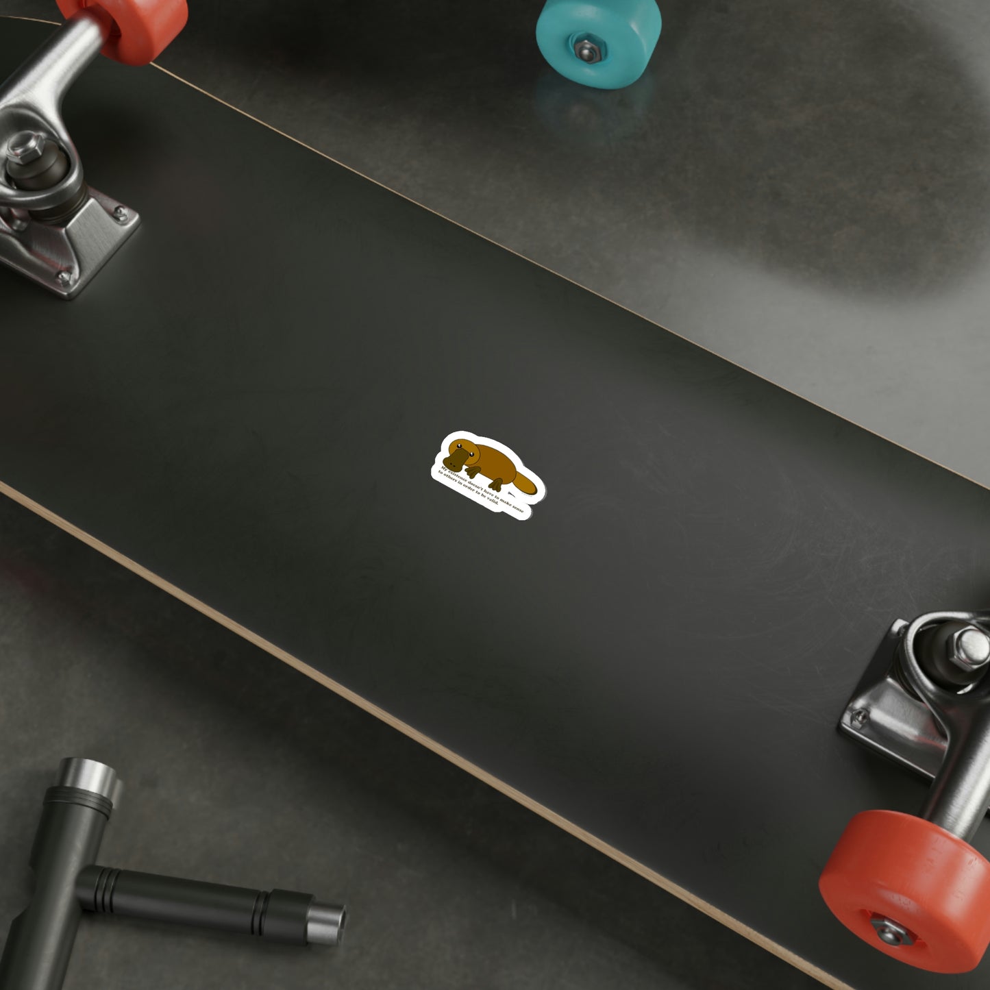 Proud Platypus Sticker - UV & Water Resistant