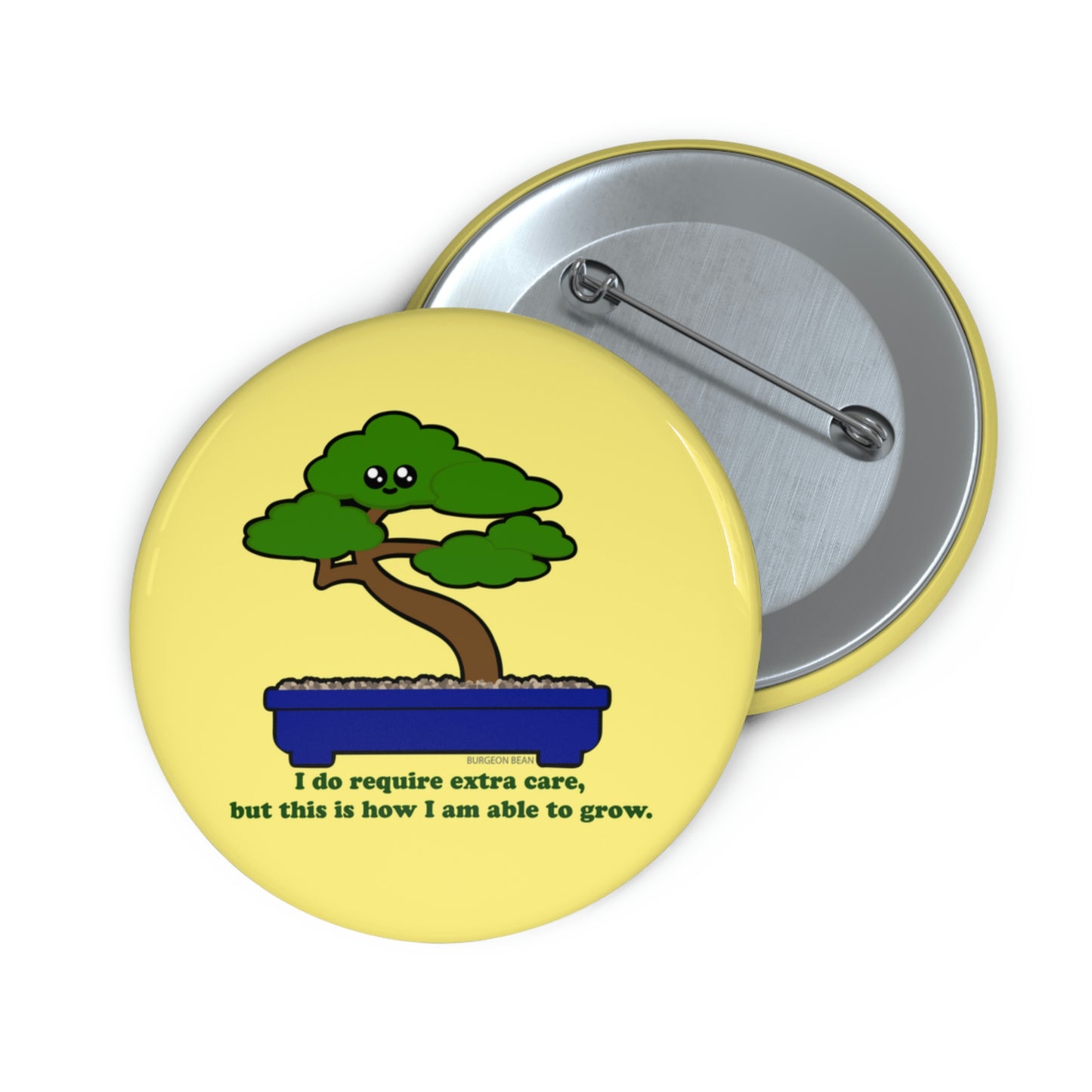 Becoming Bonsai Pin Button