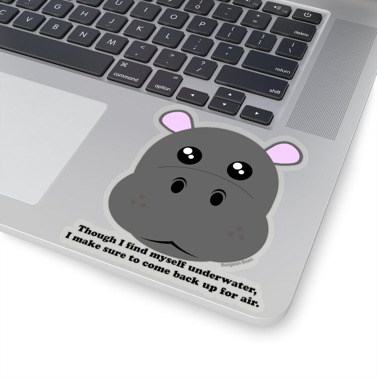 Humane Hippo Sticker