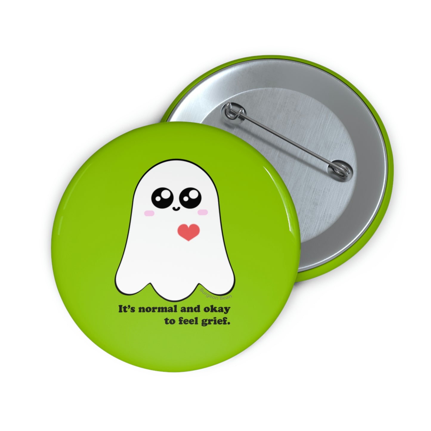 Gracious Ghost Pin Button